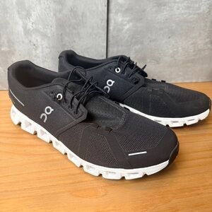 On Running cloud 6 Men's Black Running Shoes sz 10.5